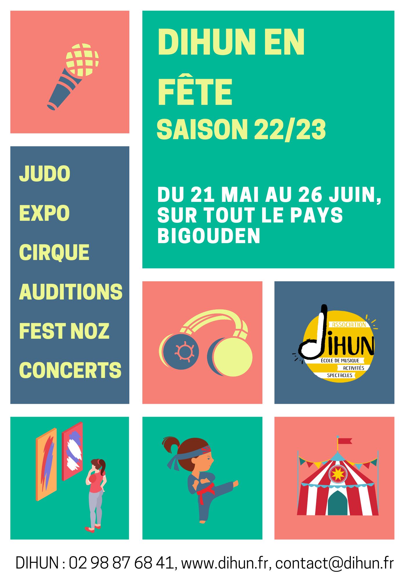 dihun en fête affiche a3 jpeg